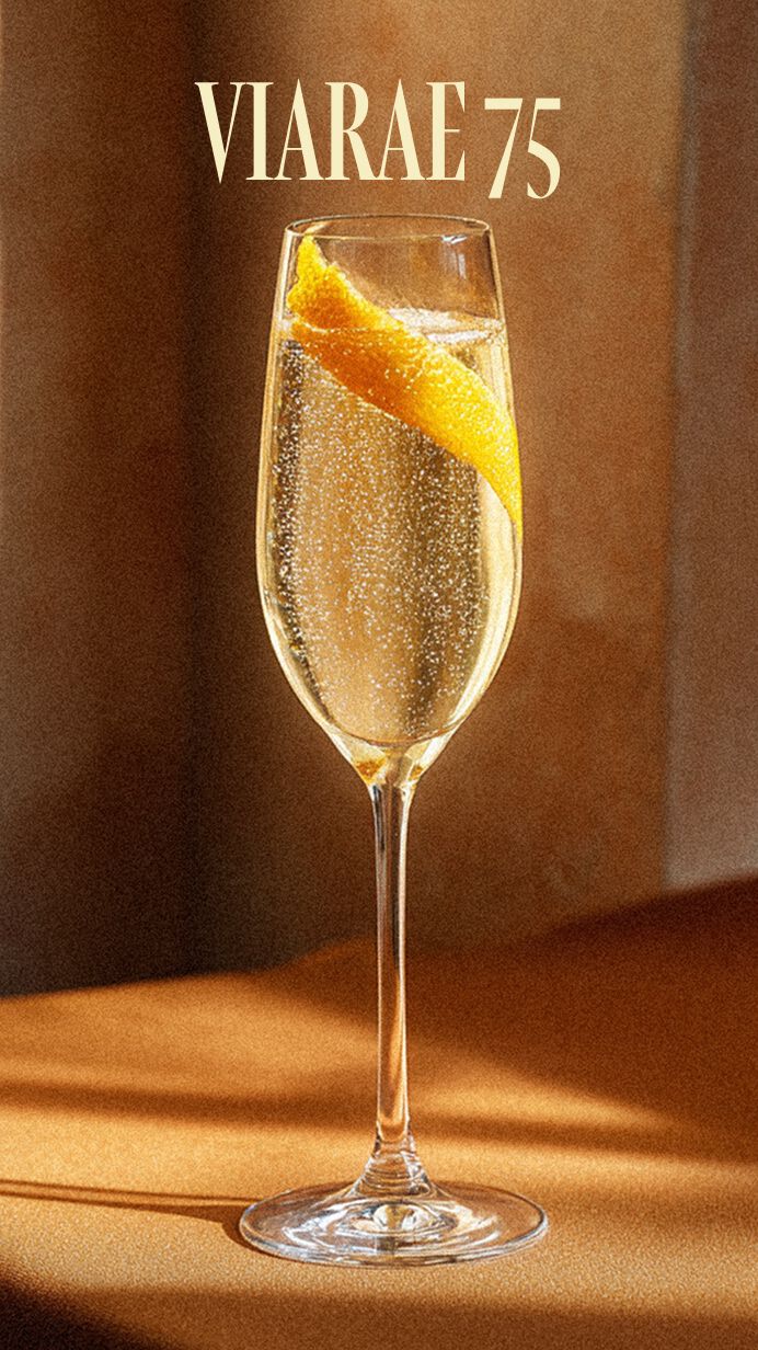 Viarae 75 Prosecco Cocktail Recipe